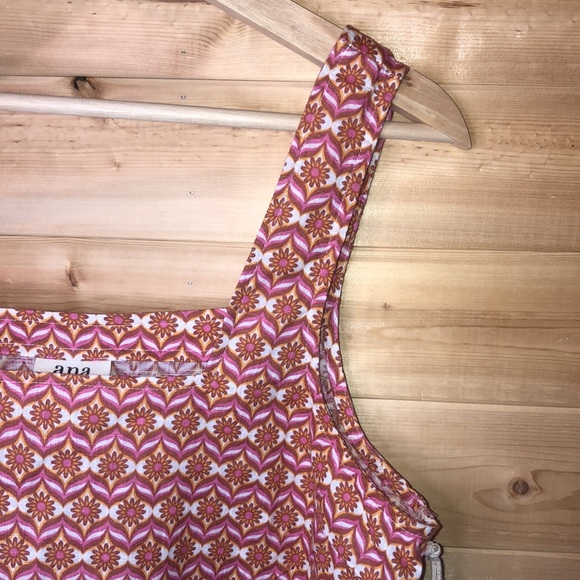 ‼️LAST CHANCE ‼️ A.n.a || NWT || Retro Geo Red Cropped Tank Top - Picture 2 of 8